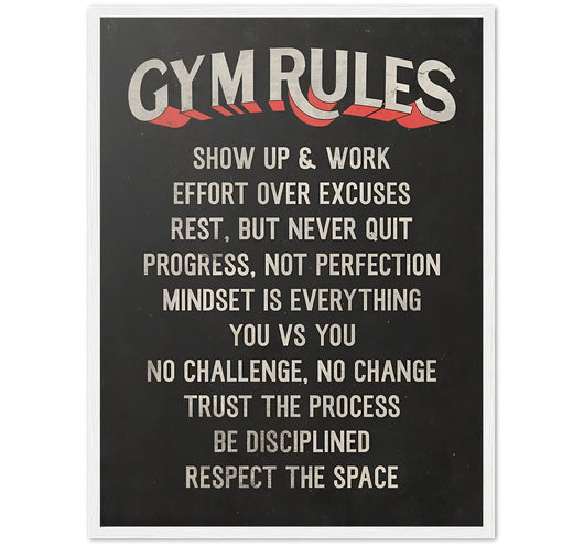 GYM RULES