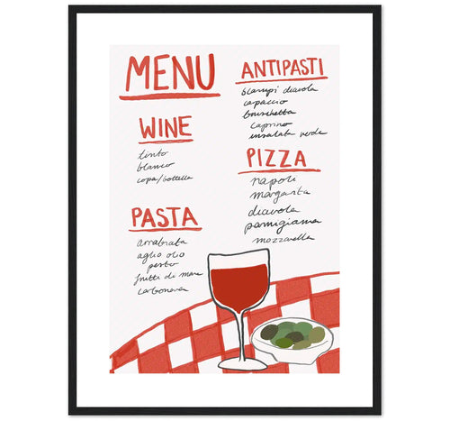 PIZZA MENU