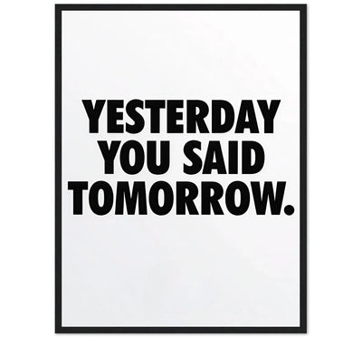 YESTERDAY