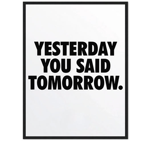 YESTERDAY